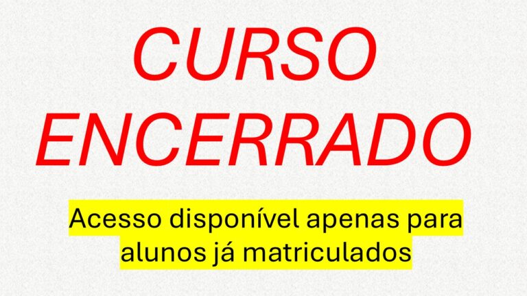 Curso 1: Processamento de materiais oftalmológicos (Limpeza e esterilização)
